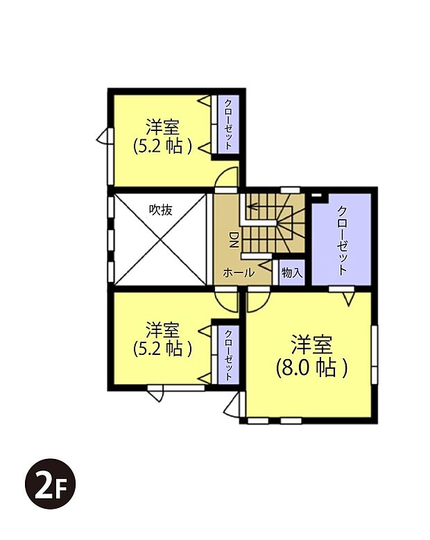 【【建物プラン例】】建物面積 105.17m2
建物価格 2230万円
※杭工事、分水工事、諸費用別途
※設計プランの参考一例であって、当該プランの採用可否は任意です。
