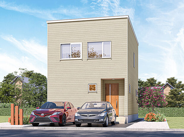 【【建築プラン例】】建物面積:102.68m2
建物代金:2570万円(税込)
※杭工事、分水工事、諸費用別途
※設計プランの参考一例であって、当該プランの採用可否は任意です。