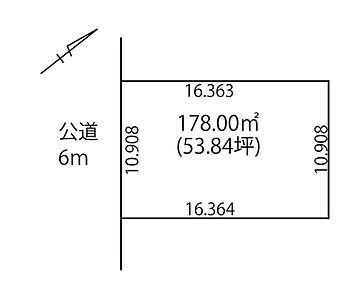 間口の広い整形地につき、様々な間取りにも対応しやすい区画です。広いお庭や、複数台駐車可能なカースペースなど、ご家族のライフスタイルに合わせたお住まいを実現できます。 