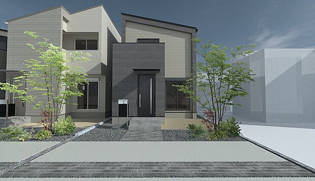 【No.3】木目柄を取り入れたナチュラルモダンな邸宅
2階全室にウォークインクローゼットを備えた収納豊富な間取りプランです。