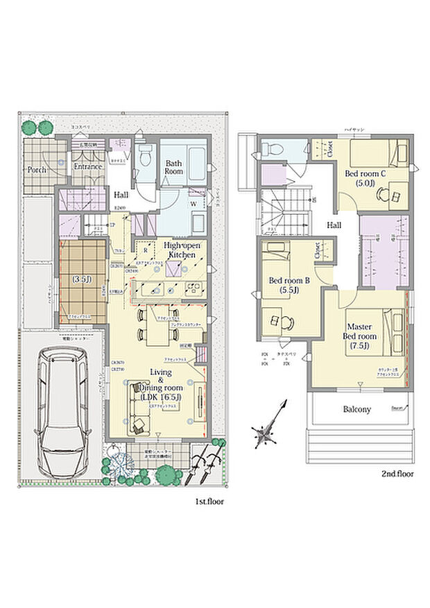≪HIROBA BLOCK≫93-12号棟【ROOM LOUNGE PLAN】