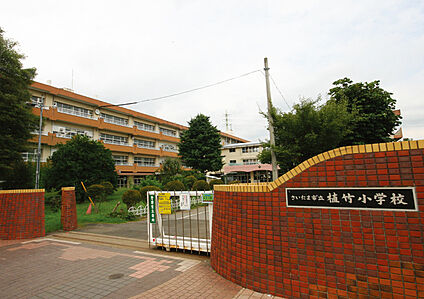 植竹小学校（現地より徒歩16分） 約1250m