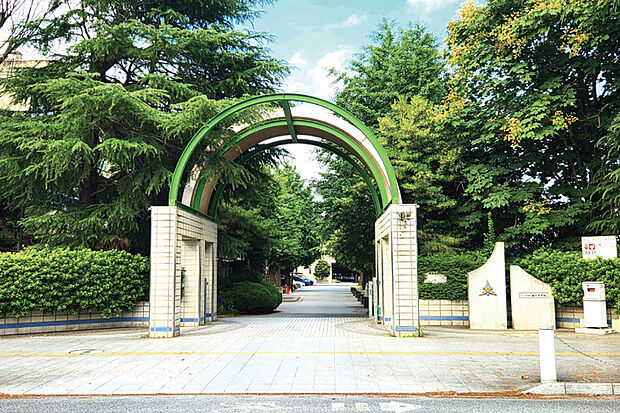 植竹中学校（現地より徒歩27分）