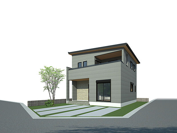 【KIND HOME 勝原区宮田】風や光が届く南東角地に3LDK新築戸建がC号地に完成！全居室多面採光×約17.8帖LDKやゆとりあるバルコニーが南向きで明るく、通り抜ける風が心地い良い住まいです。