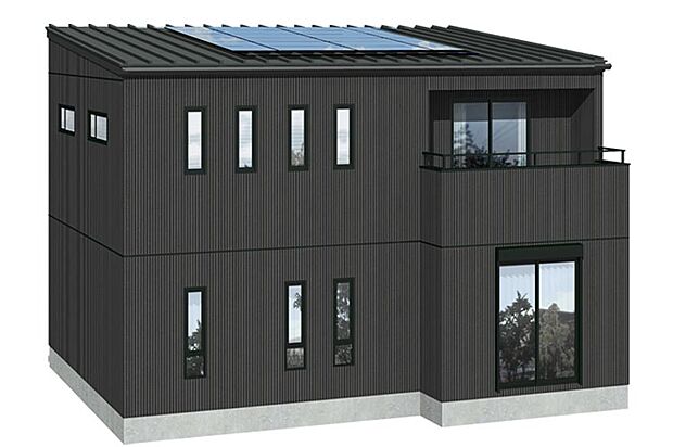 【完成予想図(外観)】1号棟 外観完成予想図