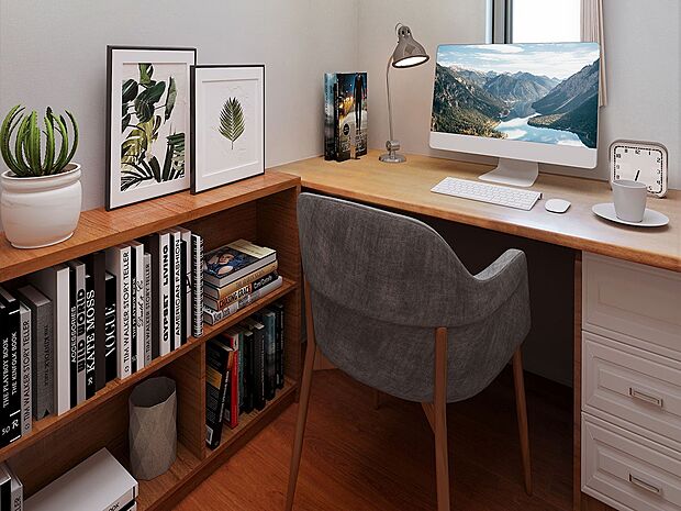 【その他画像】【書斎コーナー】ビジネスのアイデアを考えるSOHO的な使い方や、お気に入りの書籍や趣味をじっくり楽しむ使い方などスタイルは様々。自分時間を満喫できる空間です。