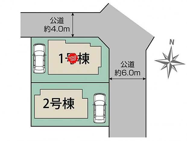 西東京市南町2丁目2棟 区画図