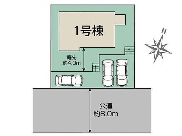 八王子市めじろ台3丁目1棟 区画図