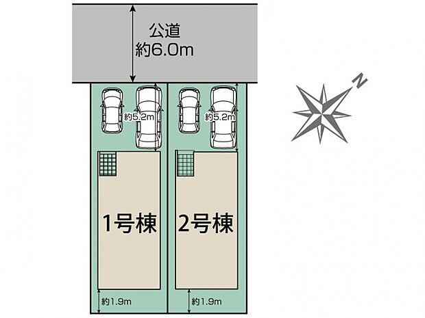 千葉市美浜区磯辺3丁目2棟 区画図