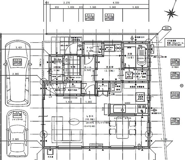 【3LDK】【家族の夢を丸ごとかなえる住まい】 一級建築士のアイデアが詰まった新築一戸建て。憧れの人気トレンドアイテムから選べる上質な住まいに！1階間取り図