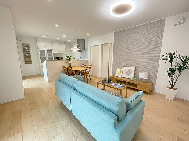 明るく開放感あるLDK