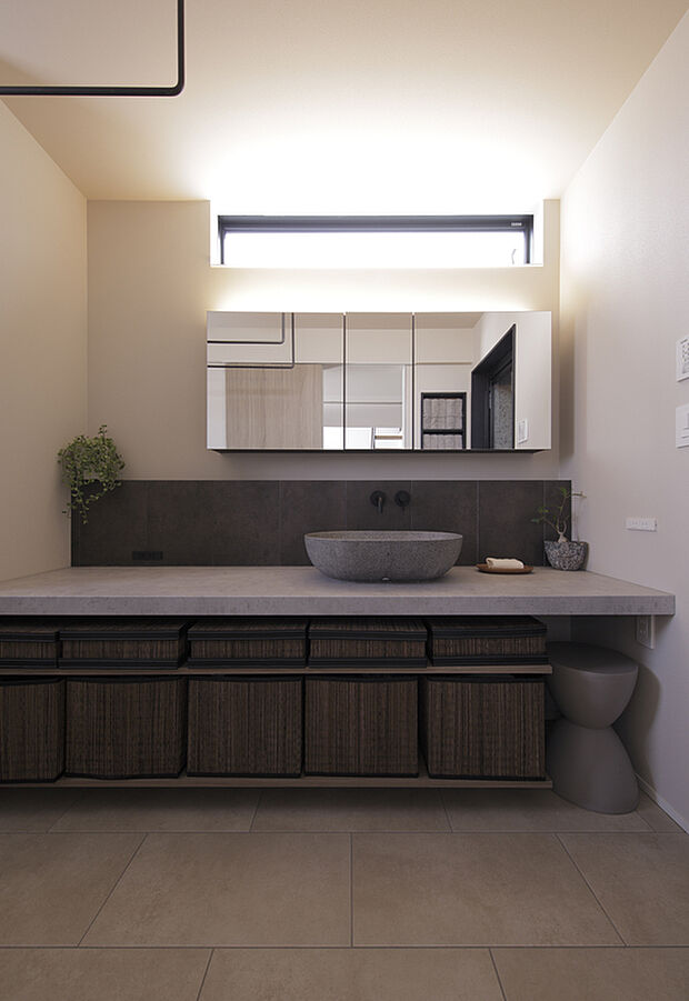 【造作洗面】こだわりのある造作洗面にされる方もたくさんいらっしゃいます。
お客様のご希望をお伝えください！