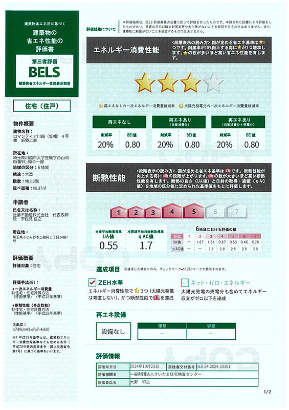 省エネ性能ラベル
