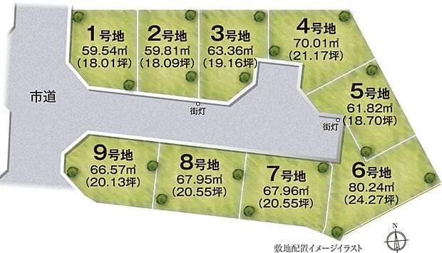 プレミアムアリーナ深井東町」周辺は、幹線道路から一歩奥まった閑静な住宅地。この地に、クルドサック（袋小路）スタイルのタウンデザインによる“住まう方だけのくつろぎ街区”を創造します。