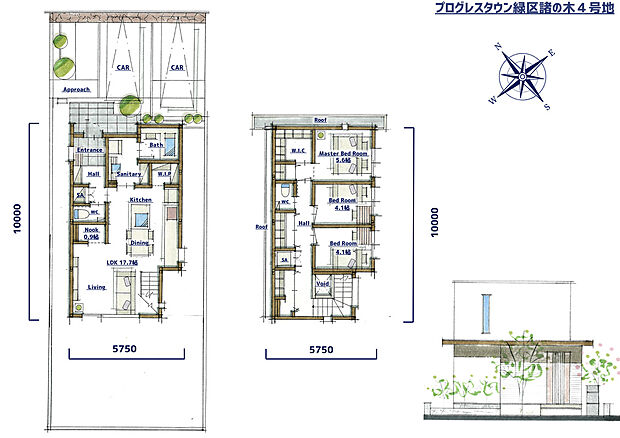 1階には便利なヌックがあり、ちょっとした作業や読書スペースとして使用できます♪