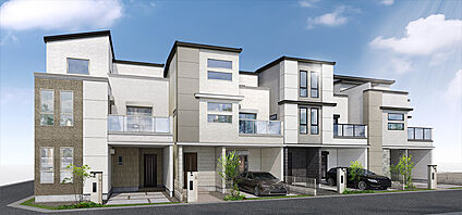 分譲地外観パース