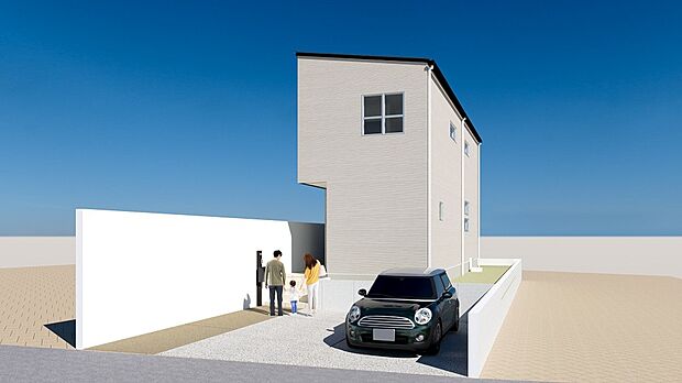 【B-3棟】※CGパースです。背景は実際の環境と異なります。