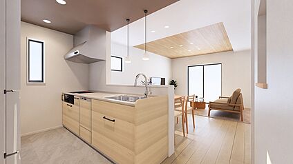 【No.4】作業を平行しやすい家事ラク動線のキッチン