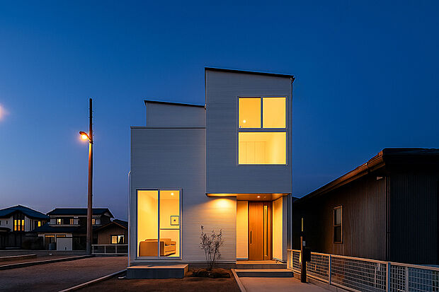 D棟外観
夜は昼とは違った表情が楽しめる