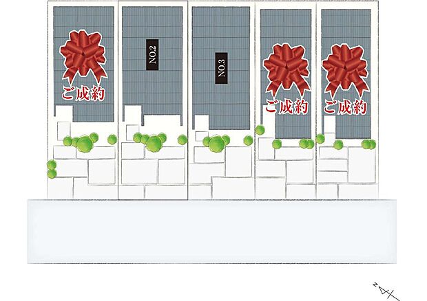 【-】駅徒歩6分！利便性高い立地に誕生した、全5棟の分譲地。敷地全体を無駄なく活用し、駐車スペースは2台分をご用意(車種による)。ますます便利になる「神領エリア」をぜひご見学ください。