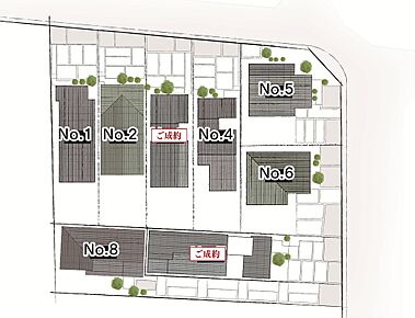4路線が乗り入れる「桑名」駅まで自転車約7分の立地に、全8区画の新しい街並みが誕生。土地面積広々49坪超！前面道路幅は約5.2m～5.58mで、お車の出し入れをスムーズに行えます。

 