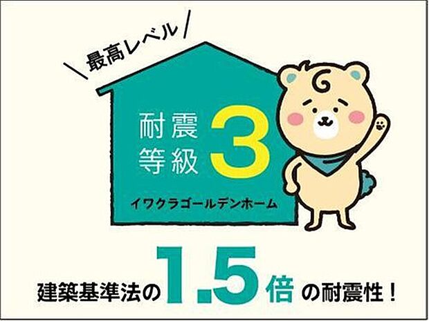 【【耐震等級3(最高等級)を取得】】「最高等級3」と言っても違いがあるってご存じですか？当物件は構造計算(許容応力度計算)を行い、最も厳しい基準で得る事が出来る最高等級です！