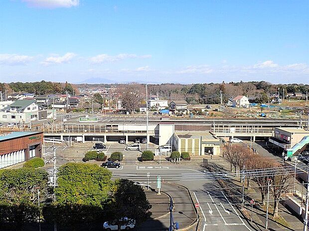 関東鉄道常総線　戸頭駅（約1,417m）
