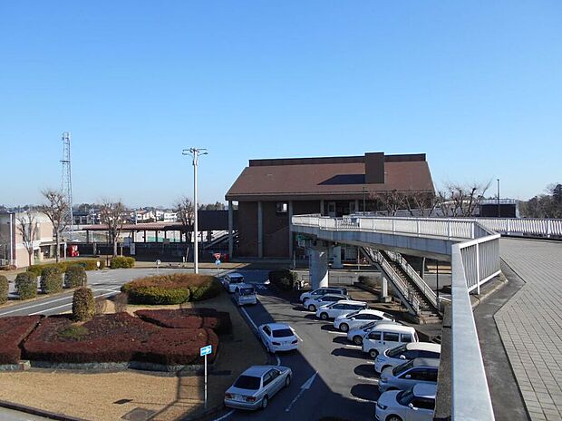 関東鉄道常総線「新守谷」駅（約827m）