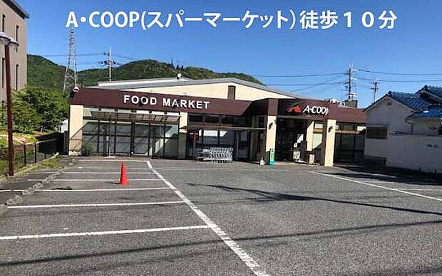 スーパーマーケット(約600m)