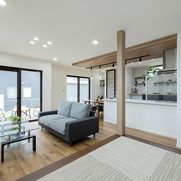 【畳コーナー】小上がりの畳コーナー(加東市家原モデルハウス)