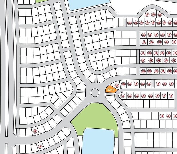 分譲地看板設置用として使用された最後のお土地の販売です。