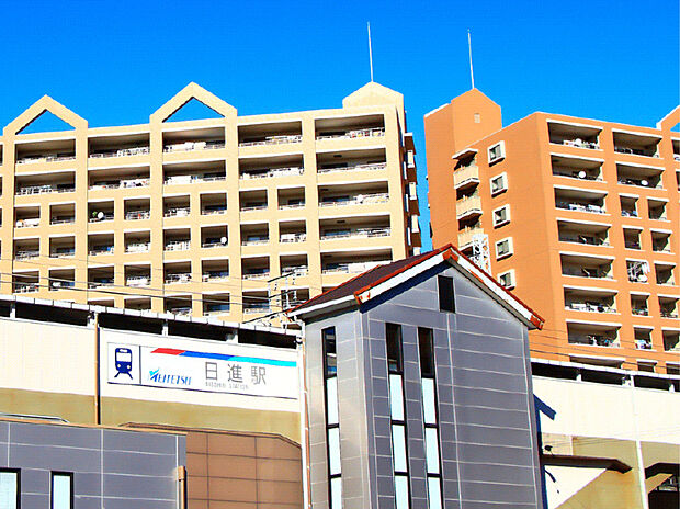 名鉄豊田線「日進」駅