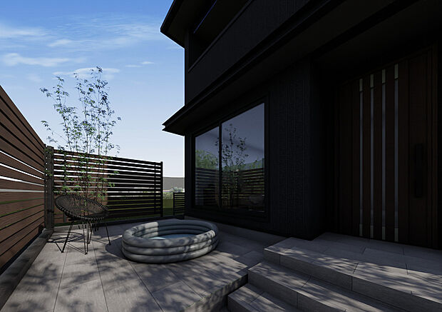 【参考外観】プライベートテラスを楽しめる、内と外がつながる外観参考イメージです!