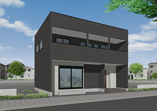 鎌ケ谷西佐津間2号棟 外観イメージパース