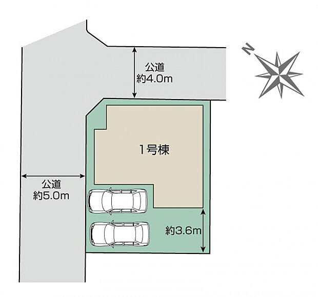 白岡市小久喜2期1棟 区画図