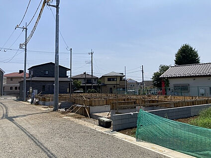 現在建築中！これから完成へ向けて少しずつ形になっていくのが楽