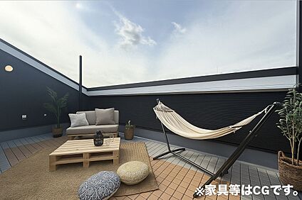 憧れの屋上スカイテラス！