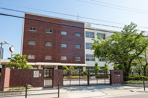 平野中学校(約320m)