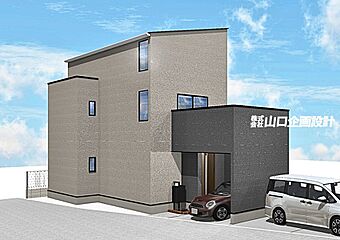 ＜ZEH水準省エネ住宅・互いの生活スタイルを大切にできる家＞LovEingTown上安松 外観