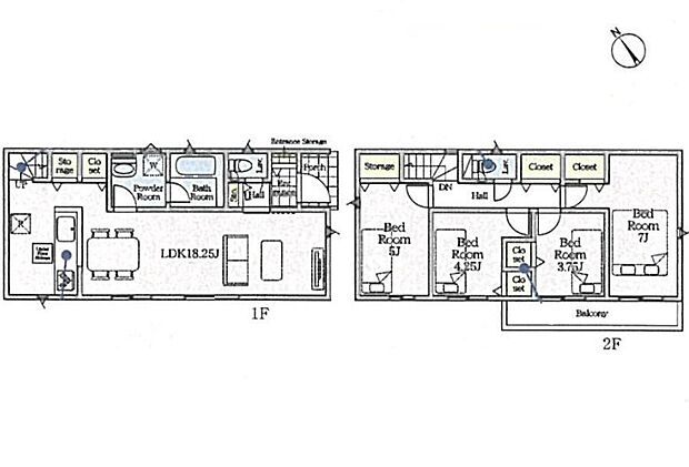 (1号棟)、価格6890万円、4LDK、土地面積110.07m2、建物面積87.48m2