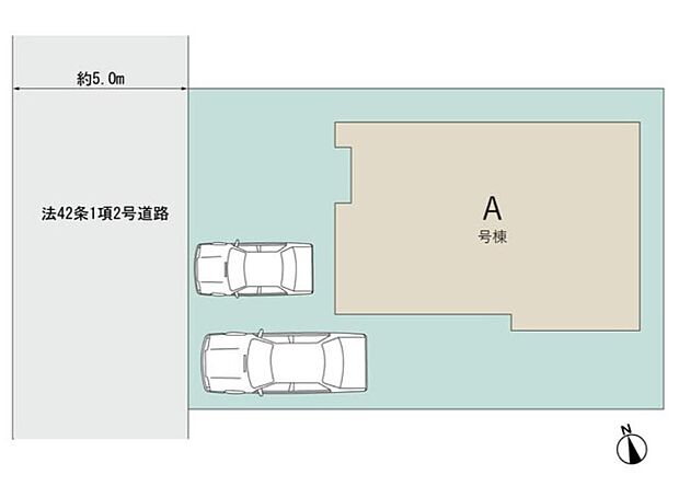穏やかな時が流れる落ち着いた住環境の低層住宅地。
前面道路は約5mで車通りが少ないので小さいお子様も安心です♪カースペース2台＊車種による