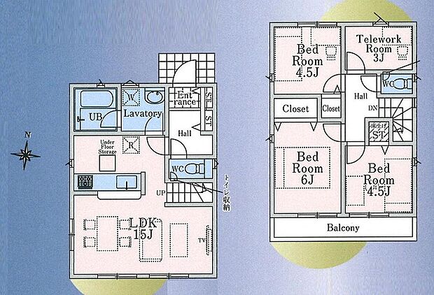 (1号棟)、価格5880万円、3LDK+S、土地面積100.25m2、建物面積77.76m2