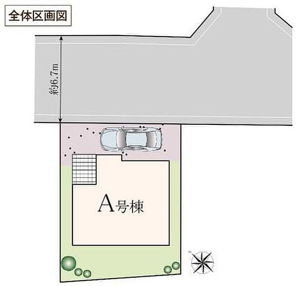 【全体区画図】京王線「仙川」駅まで徒歩18分♪