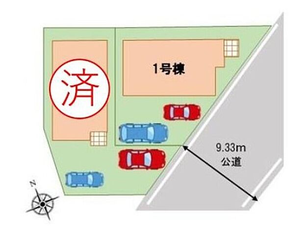 【-】小田急多摩線「栗平」駅徒歩19分、または自転車6分♪広い前面道路でお車の出し入れもラクラクです◎