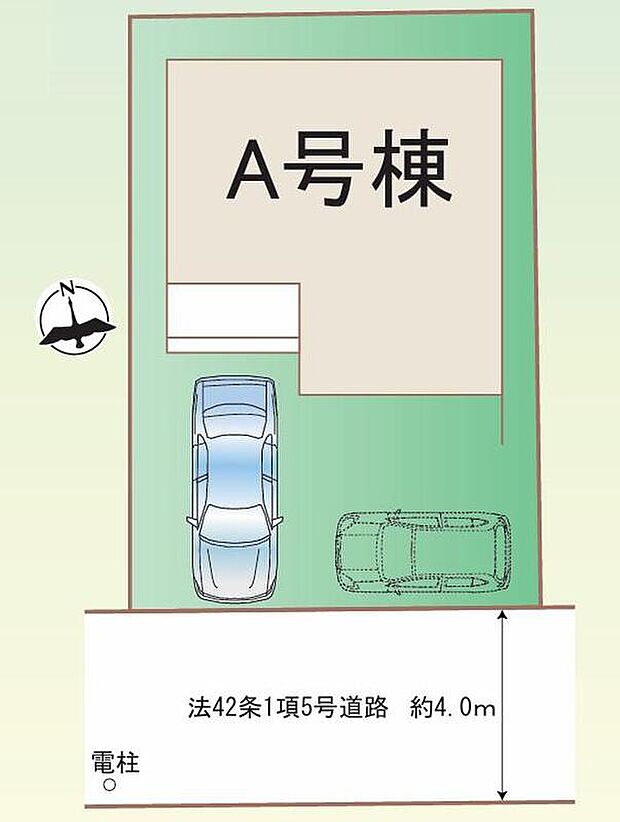 【全体区画図】カースペースは車種により2台分駐車可能です♪
周辺は閑静な住宅地☆小中学校まで徒歩8分圏内でお子様の通学も安心です◎
