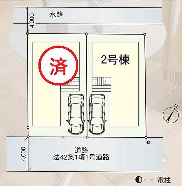 ≪全体区画図≫
カースペース1台分♪