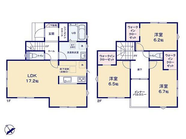 (7号棟)、価格3099万円、4LDK、土地面積120m2、建物面積101.85m2

