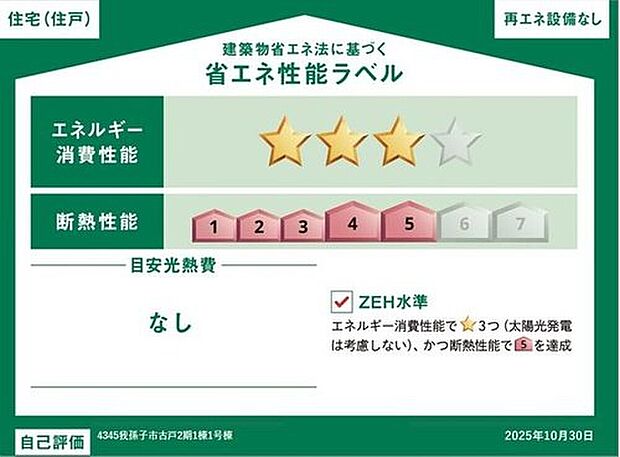 【【省エネ性能ラベル】】販売住戸が複数の場合、本ラベルは特定の住戸の性能を示すものであり全ての住戸の性能を示すものではありません。

