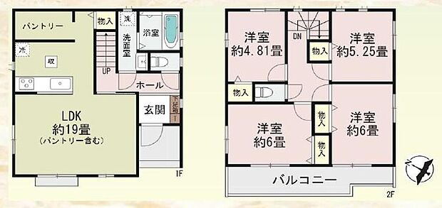 (１-A号棟)、価格3690万円、4LDK、土地面積110.02m2、建物面積95.33m2