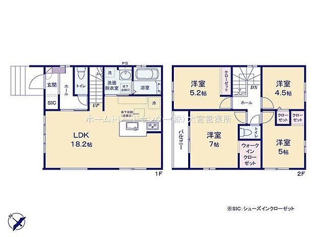 (1号棟)、価格3990万円、4LDK、土地面積119.03m2、建物面積94.84m2